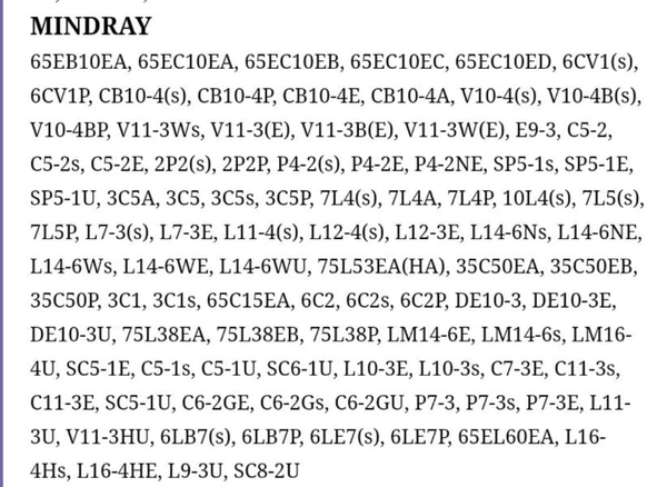 Ultrasound Probes & Biopsy Guide  For Mindray